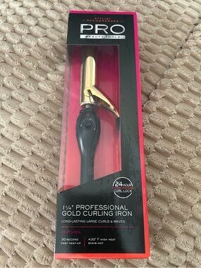 1¼" Professional Gold Curling Iron